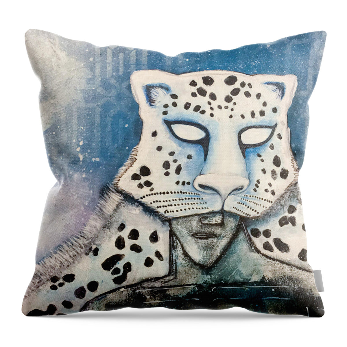 Ghost of the Mountain - Throw Pillow