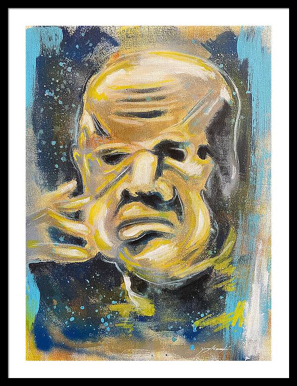 Twilight Zone Masks The Father - Framed Print