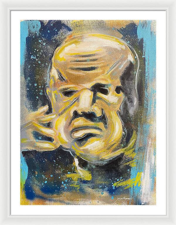 Twilight Zone Masks The Father - Framed Print