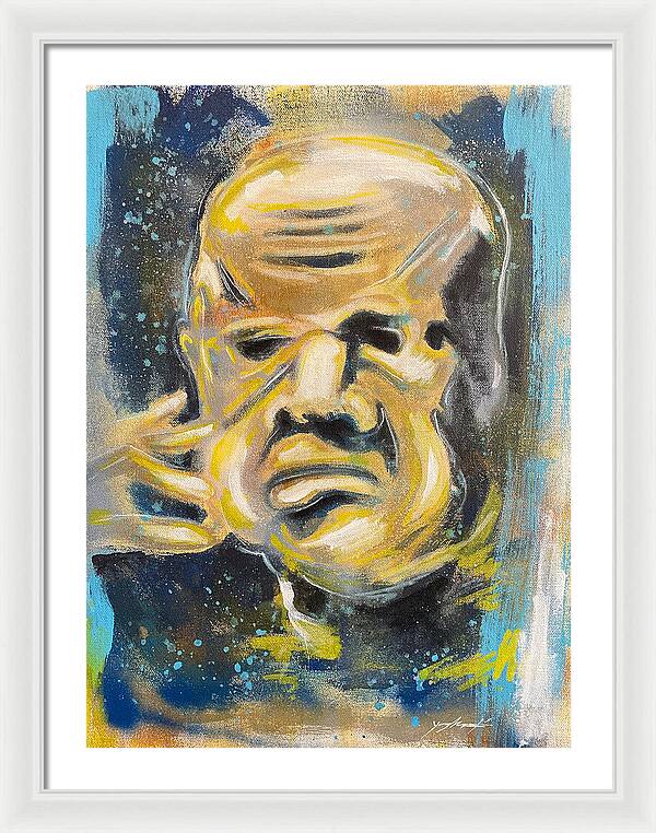 Twilight Zone Masks The Father - Framed Print