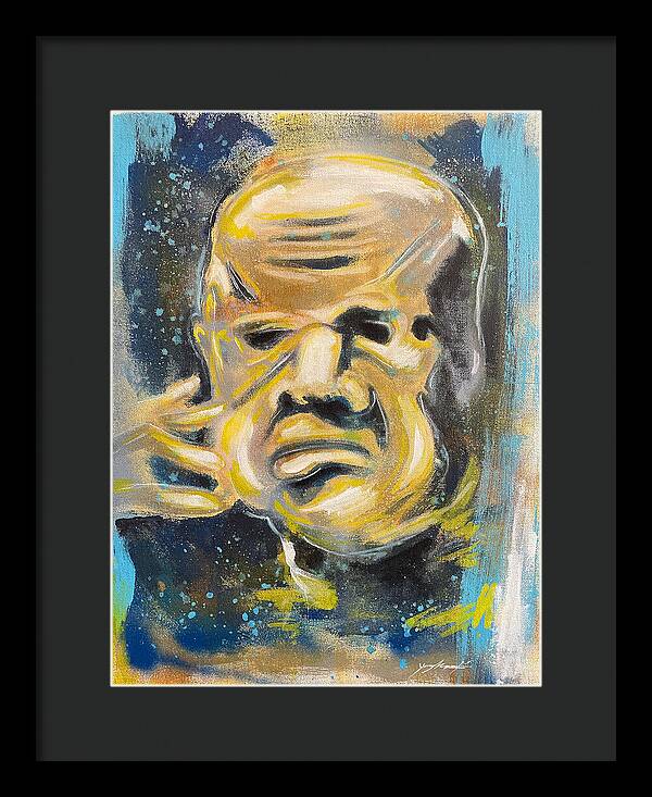 Twilight Zone Masks The Father - Framed Print