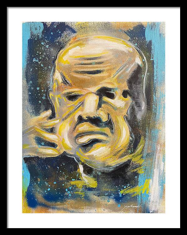 Twilight Zone Masks The Father - Framed Print