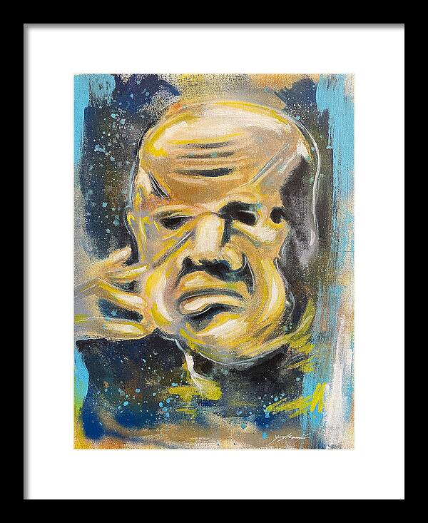 Twilight Zone Masks The Father - Framed Print