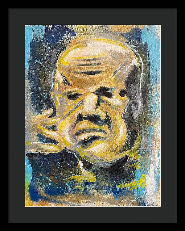 Twilight Zone Masks The Father - Framed Print