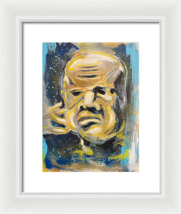 Twilight Zone Masks The Father - Framed Print