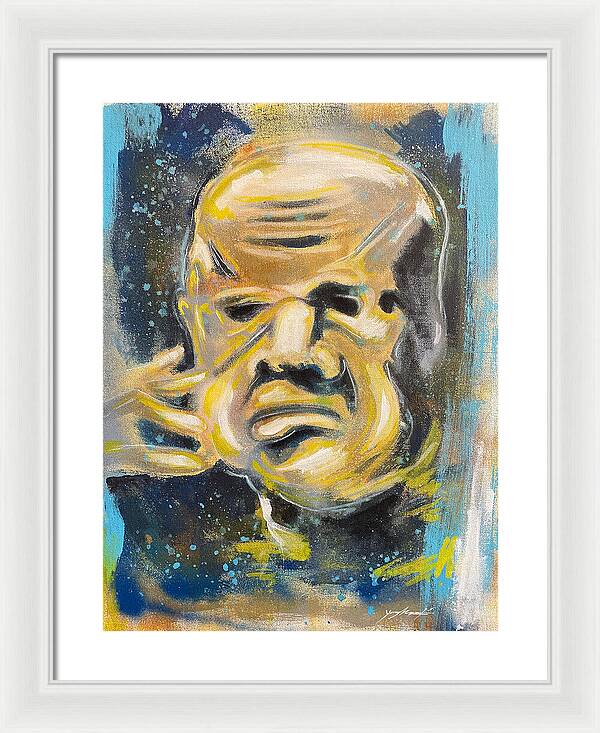 Twilight Zone Masks The Father - Framed Print