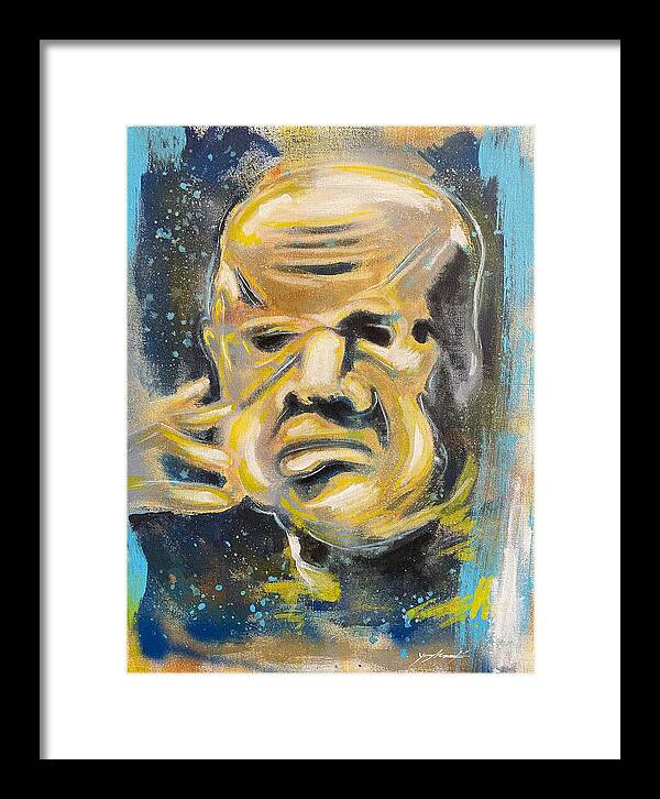 Twilight Zone Masks The Father - Framed Print