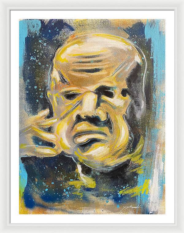 Twilight Zone Masks The Father - Framed Print