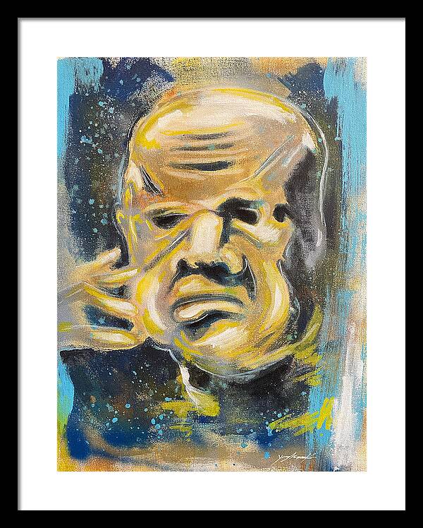 Twilight Zone Masks The Father - Framed Print