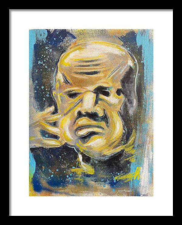 Twilight Zone Masks The Father - Framed Print