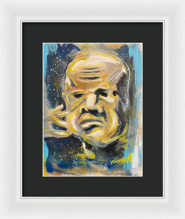 Twilight Zone Masks The Father - Framed Print