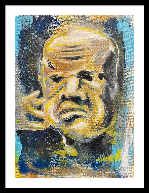 Twilight Zone Masks The Father - Framed Print