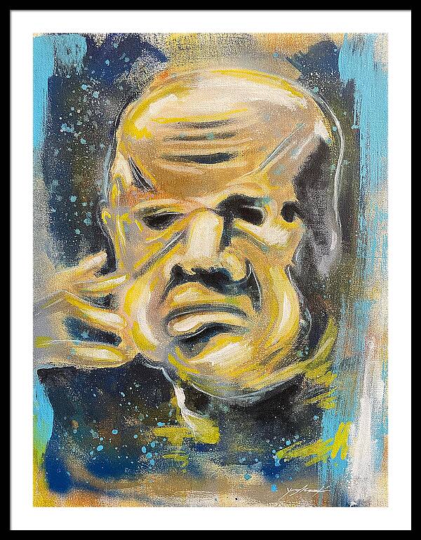 Twilight Zone Masks The Father - Framed Print