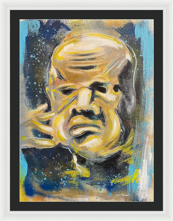 Twilight Zone Masks The Father - Framed Print