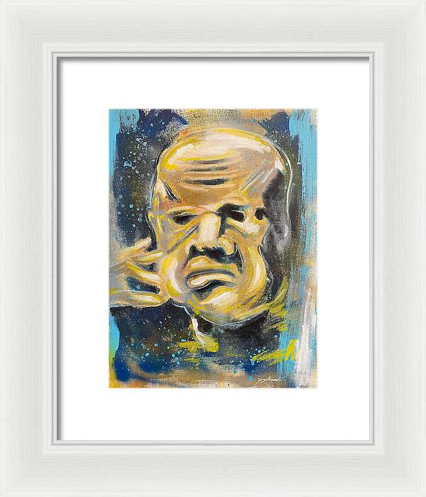 Twilight Zone Masks The Father - Framed Print