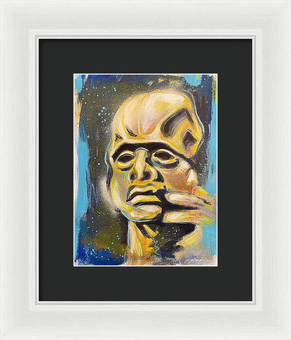 Twilight Zone Masks The Son - Framed Print